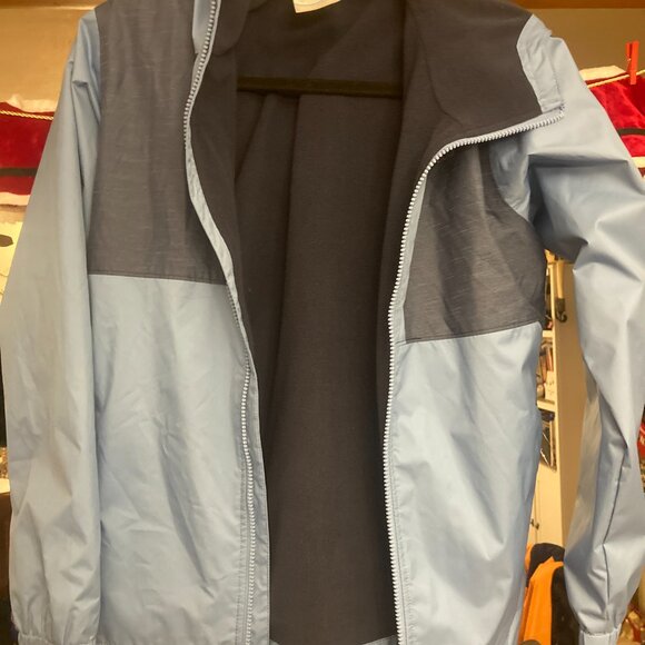 Youth Large Columbia Rainy Trails Fleece-Lined Jacket – Blue – Basically NWOT - Picture 2 of 5